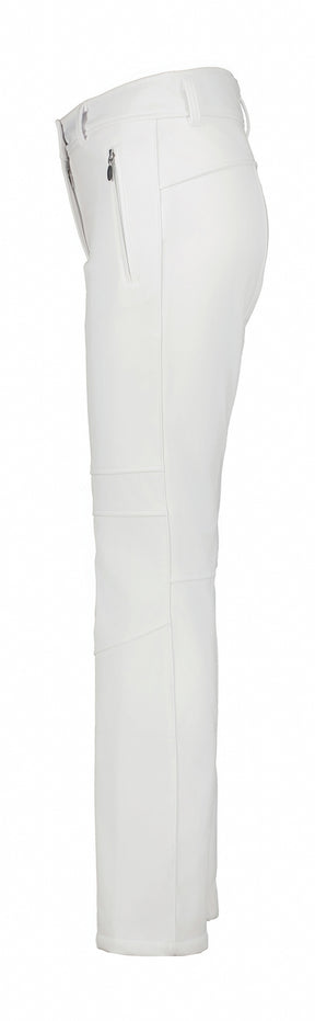 Icepeak Entait Womens Pant 2026 ski pant -- Optic White colorway front view on model