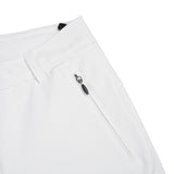 Icepeak Entait Womens Pant 2026 ski pant -- Optic White colorway side view showing side zip ventilation