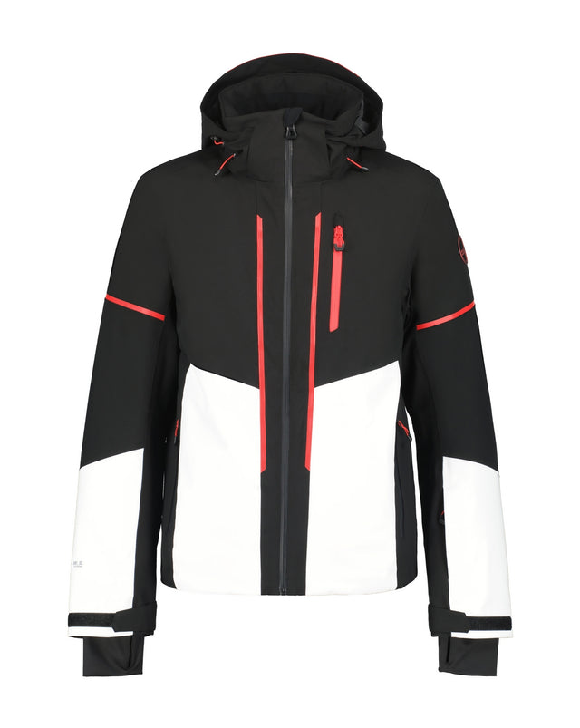 Icepeak Fircrest Mens Jacket ski jacket -- front view on model showing insulated shell and hood at Willis Ski and Board