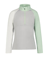 Icepeak Laon Junior Fleece mid layer -- front view on model showing mid layer insulation
