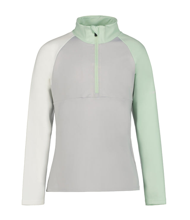 Icepeak Laon Junior Fleece mid layer -- front view on model showing mid layer insulation