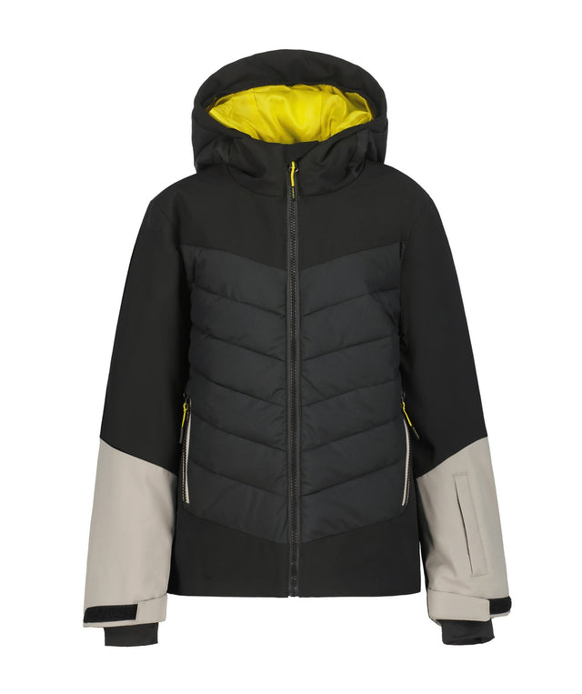 Icepeak Latta Junior Jacket 2026 ski jacket -- front view on model showing insulated shell and hood at Willis Ski and Board