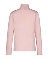 Icepeak Lavonia Junior Fleece 2026 mid layer -- Light Pink 610 colorway chest pocket and zipper detail