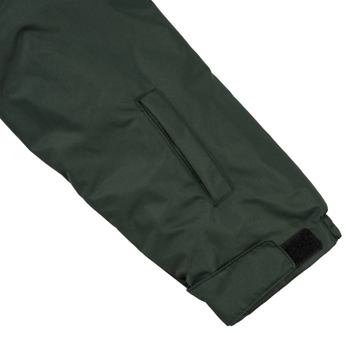 Icepeak Lindley Junior Jacket ski jacket -- Mint Green 500 colorway back view showing articulated powder skirt and fit