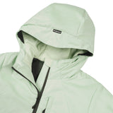 Icepeak Lindley Junior Jacket ski jacket -- Mint Green 500 8 colorway detail view of hood lining and wrist cuff design