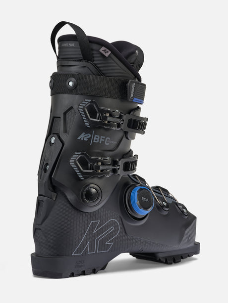 K2 Bfc 100 Boa Ski Boots alpine ski boot -- Black colorway outside profile view
