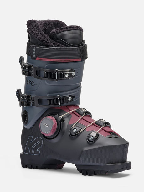 K2 Bfc 95 Boa W Ski Boots alpine ski boot -- Black colorway outside profile view