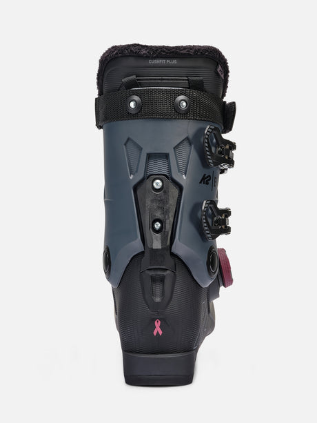 K2 Bfc 95 Boa W Ski Boots alpine ski boot -- Black colorway inside profile view
