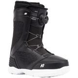 K2 Benes Snowboard Boots snowboard boot -- 2 colorway outside profile showing lacing closure