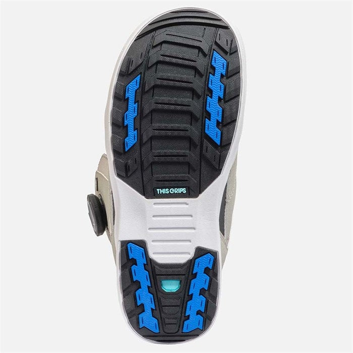 K2 Contour Snowboard Boots snowboard boot -- Print Shop 8 colorway liner detail showing heat-moldable footbed
