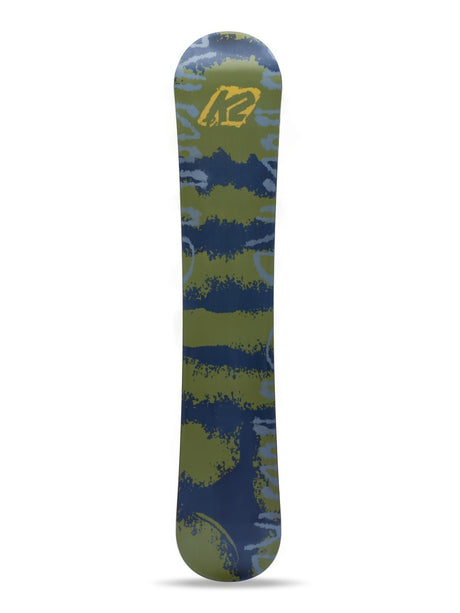K2 Courier Snowboard 2026 all-mountain snowboard -- Regular colorway top sheet graphic
