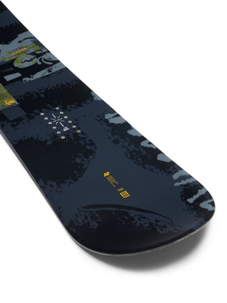 K2 Courier Snowboard 2026 alpine binding -- Wide colorway toe piece detail