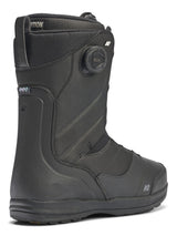 K2 Maysis Snowboard Boots 2026 snowboard boot -- Black colorway outside profile showing lacing closure