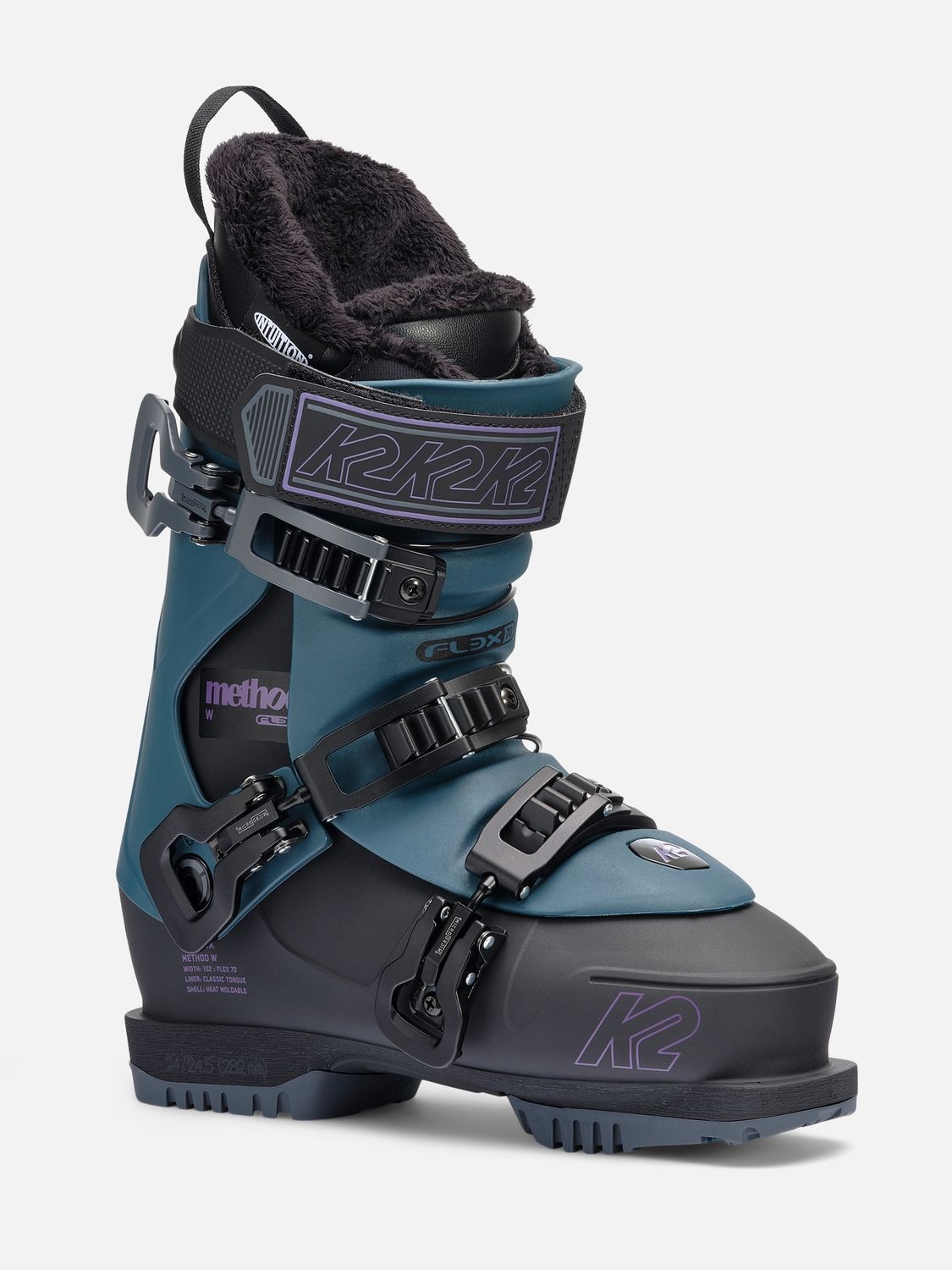 K2 Method W Ski Boots alpine ski boot -- outside profile view at Willis Ski and Board Pittsburgh