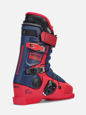 K2 Revolve Ski Boots alpine ski boot -- Black Red colorway outside profile view