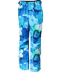 Karbon Rainbow Print Womens Pant ski pant -- front view on model showing insulated ski pant at Willis Ski and Board