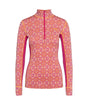 This is an image of KariTraa Rose Half Zip Womens Top