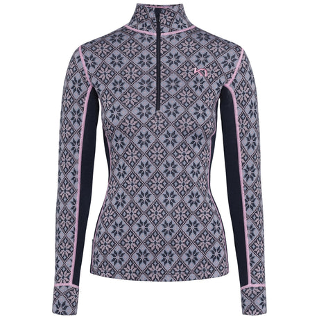 This is an image of KariTraa Rose Half Zip Womens Top 2026