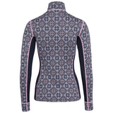 Karitraa Rose Half Zip Womens Top 2026 product -- Dark Navy Blue colorway product view