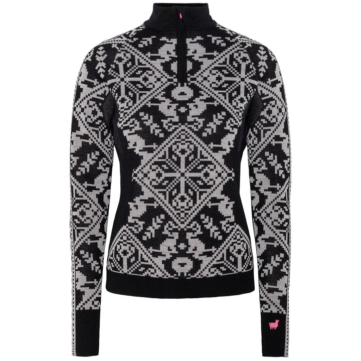 This is an image of KariTraa Saga Womens Half Zip Top 2026