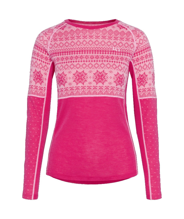 This is an image of KariTraa Vilma Long Sleeve Womens Top