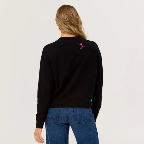 Krimson Klover Bernina Womens Sweater 2026 product -- Black colorway product view