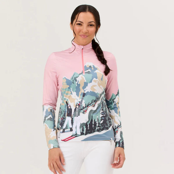This is an image of Krimson Klover Ski Power Womens Top 2026