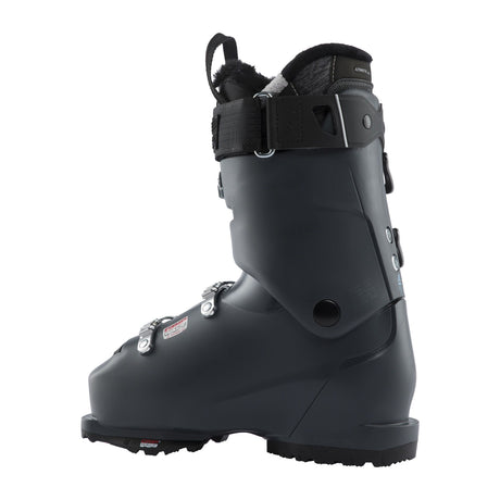 Lange Lx 75 Womens Ski Boots women's ski boot -- inside profile view in grey colorway