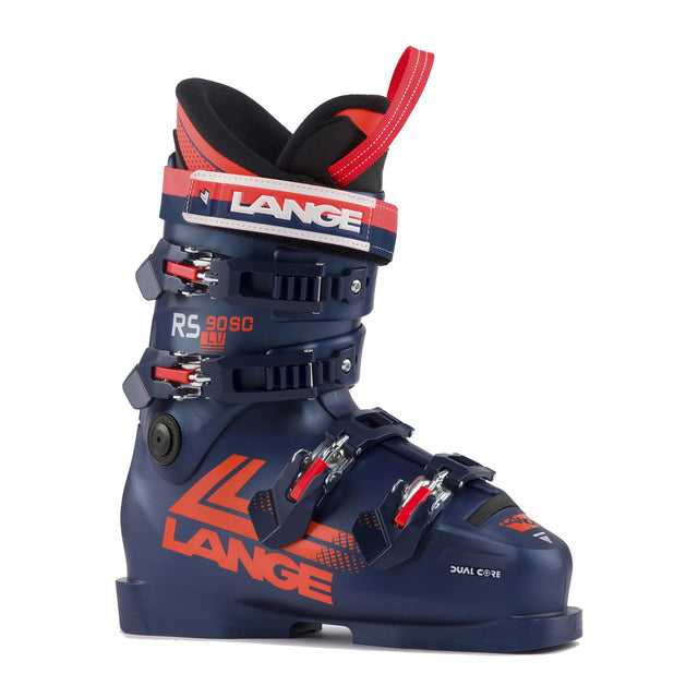 Lange Rs 90 Sc Ski Boots junior ski boot -- outside profile view at Willis Ski and Board Pittsburgh