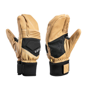 Leki Copper Lobster S Gloves glove -- palm view showing glove construction at Willis Ski and Board Pittsburgh
