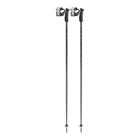 Leki Detect S Trigger Poles ski pole -- full length view showing pole shaft and basket