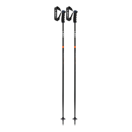Leki Neolite Airfoil Poles ski pole -- full length view showing pole shaft and basket