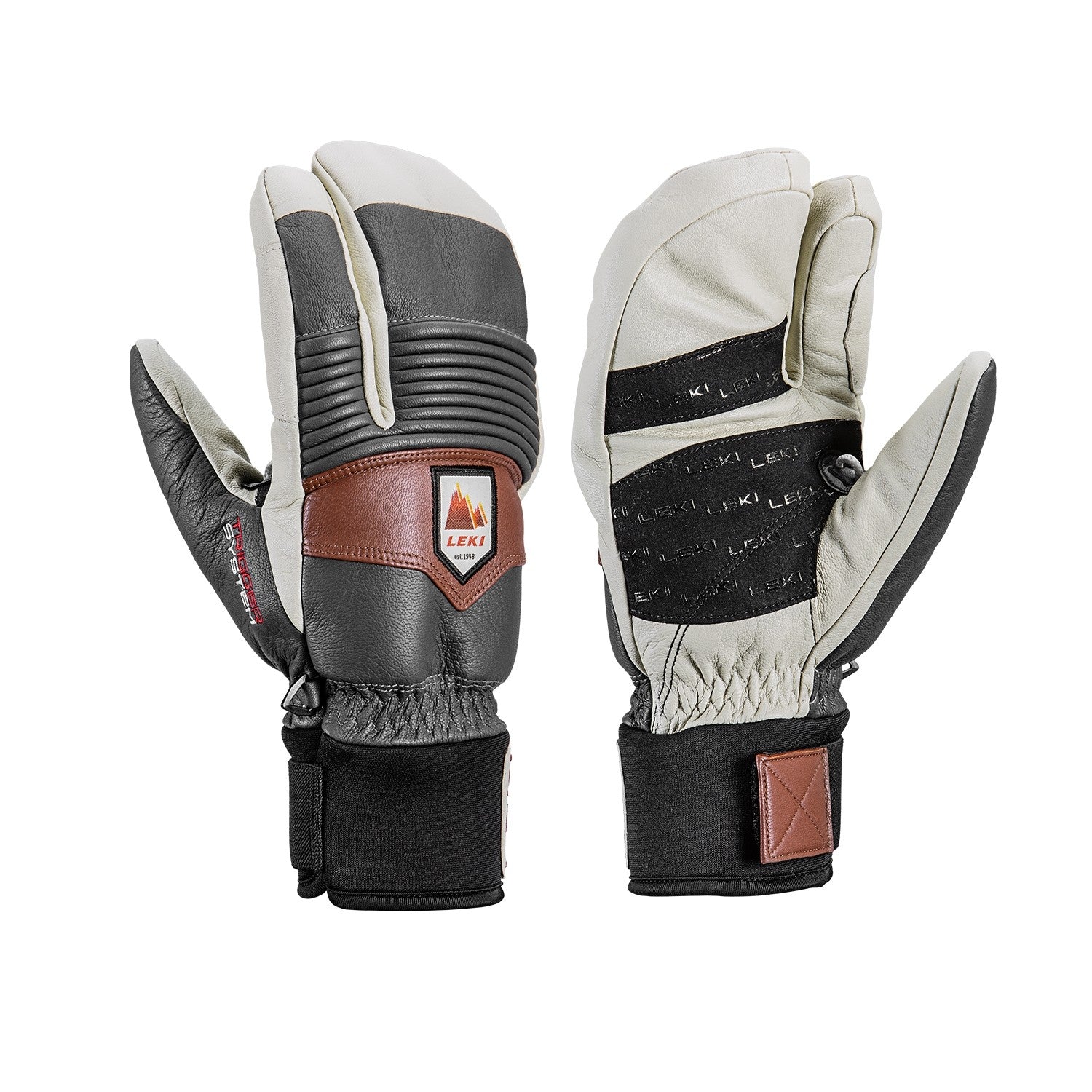 Leki Patrol 3D Lobster Graphite/Off White / 8