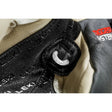 Leki Patrol 3D glove -- palm and trigger finger detail in graphite and white size 8