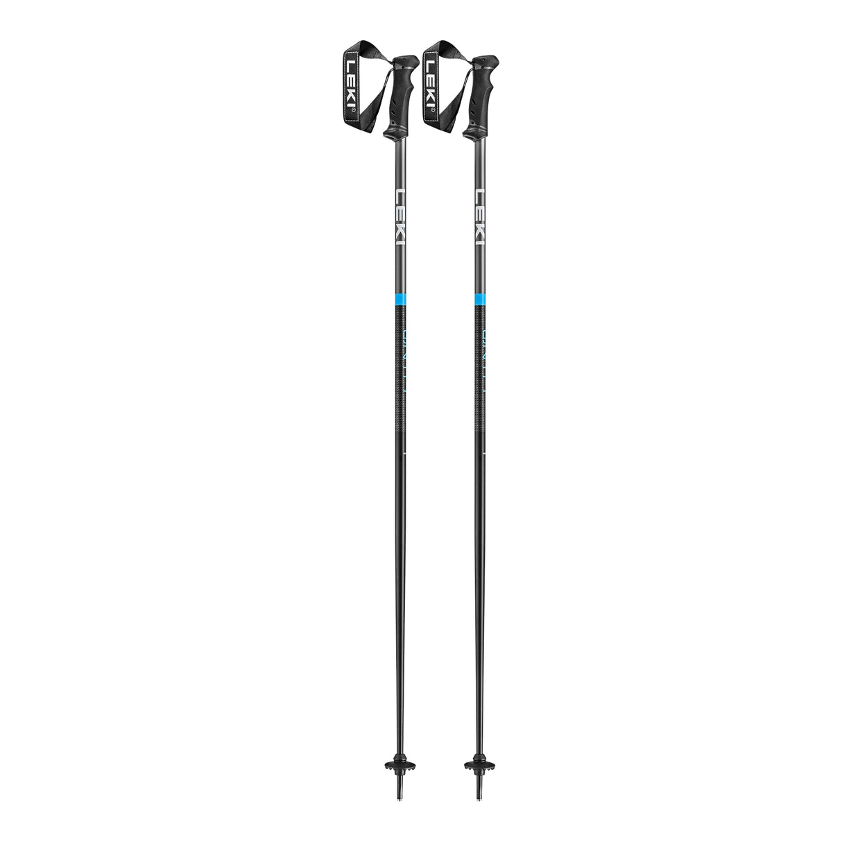 Leki Qntm Ski Poles ski pole -- full length view showing pole shaft and basket at Willis Ski and Board Pittsburgh