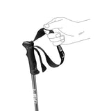 Leki Qntm Ski Poles ski pole -- Blue colorway full length view