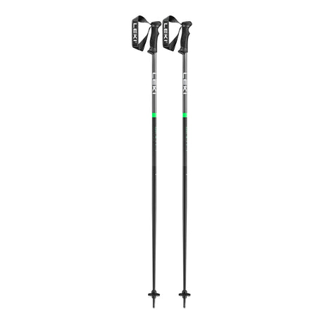 Leki Qntm Ski Poles ski pole -- Green colorway tip and basket detail