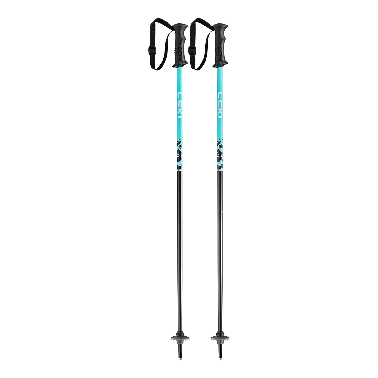 Leki Rider Jr Ski Poles ski pole -- full length view showing pole shaft and basket