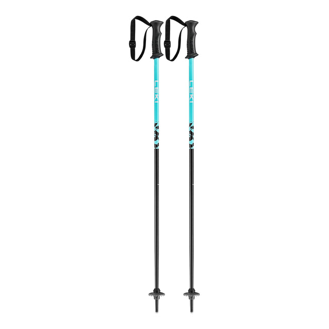 Leki Rider Jr Ski Poles ski pole -- full length view showing pole shaft and basket