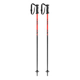 Leki Rider Jr Ski Poles ski pole -- Black Red colorway tip and basket detail