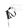 Leki Sentinel Ski Poles ski pole -- Black White colorway full length view