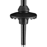 Leki Sentinel Ski Poles ski pole -- Black White colorway grip and strap detail