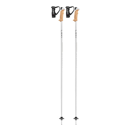 Leki Stella S Poles ski pole -- full length view showing pole shaft and basket at Willis Ski and Board Pittsburgh