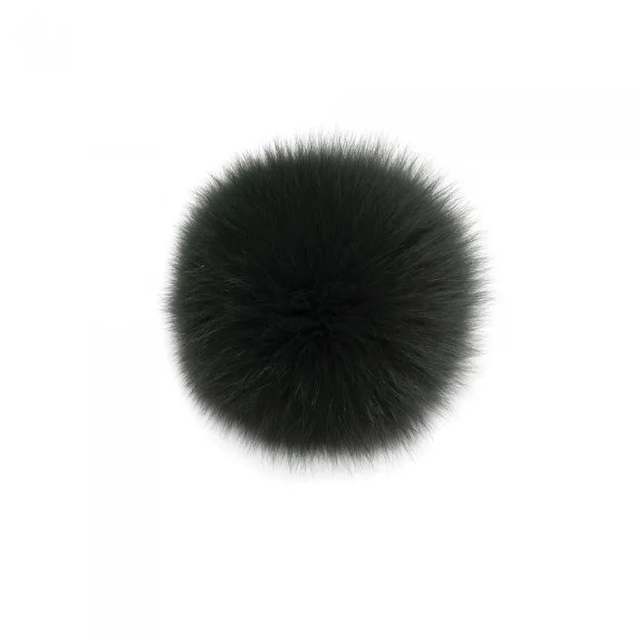 Lindo F Blue Fox Fur Pom Large