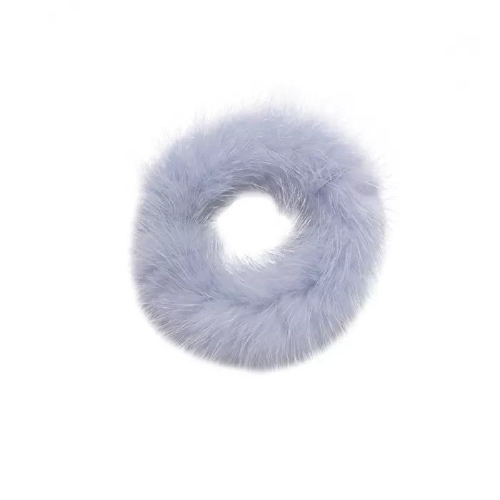 Lindo F Mink Scrunchie