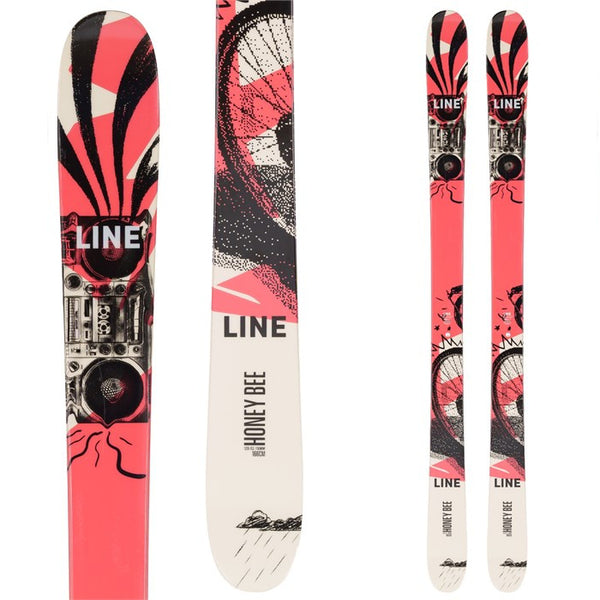 This is an image of Line Honey Bee womens skis