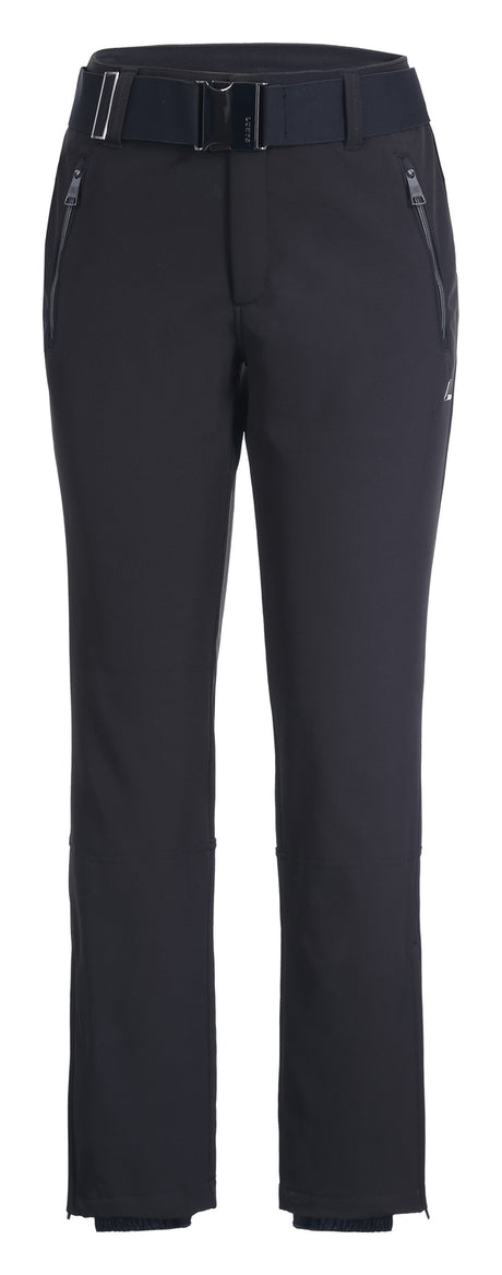 Luhta Joentaus Womens Pant ski pant -- Black 990 colorway front view on model