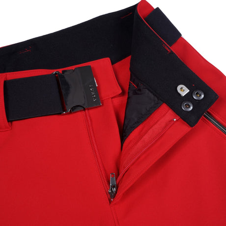 Luhta Joentaus Womens Pant ski pant -- Red 662 colorway back view showing seat and fit