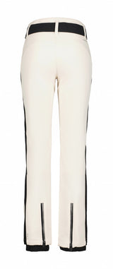 Luhta Reututunturi Womens Pant ski pant -- Cream 020 colorway front view on model