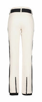 Luhta Reututunturi Womens Pant ski pant -- Cream 020 colorway front view on model